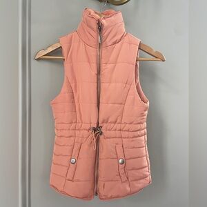 Copper Key Blush Faux Fur Vest